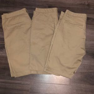 3 Volcom Chino Shorts